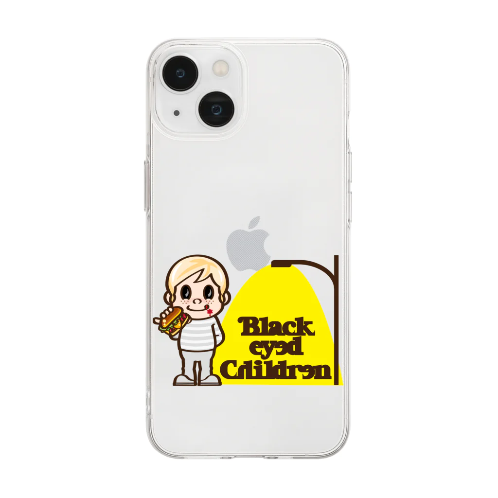 mのBlack eyed Children Soft Clear Smartphone Case