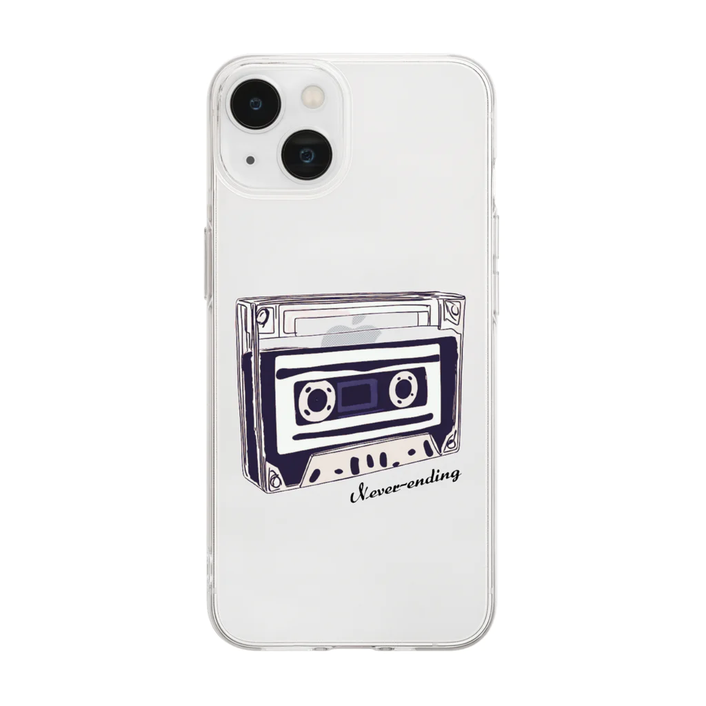 Never-Ending MUSICのインディーズディストロ「Never-Ending MUSIC」グッズ Soft Clear Smartphone Case