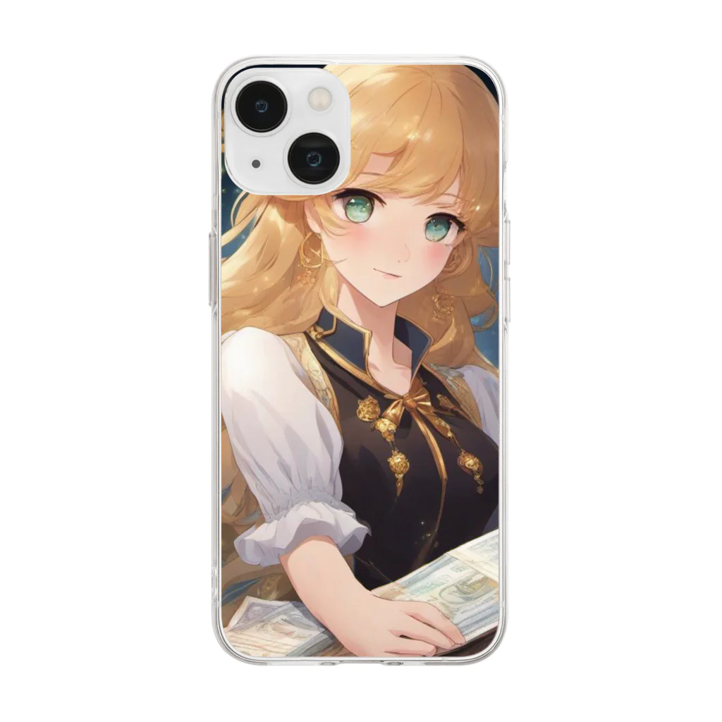 osaruna7741の正当報酬 Soft Clear Smartphone Case