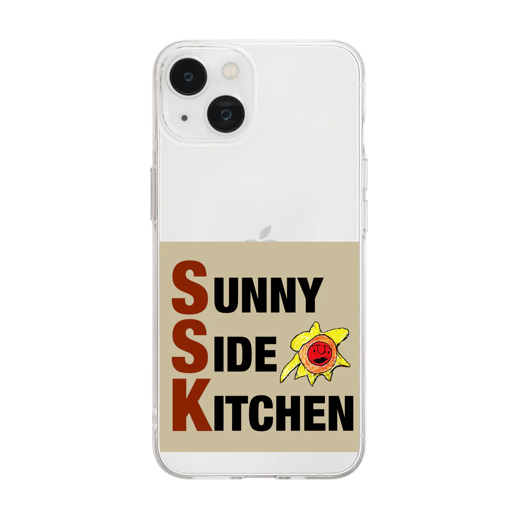 yokayokasのSUNNY SIDE KITCHEN ソフトクリアスマホケース