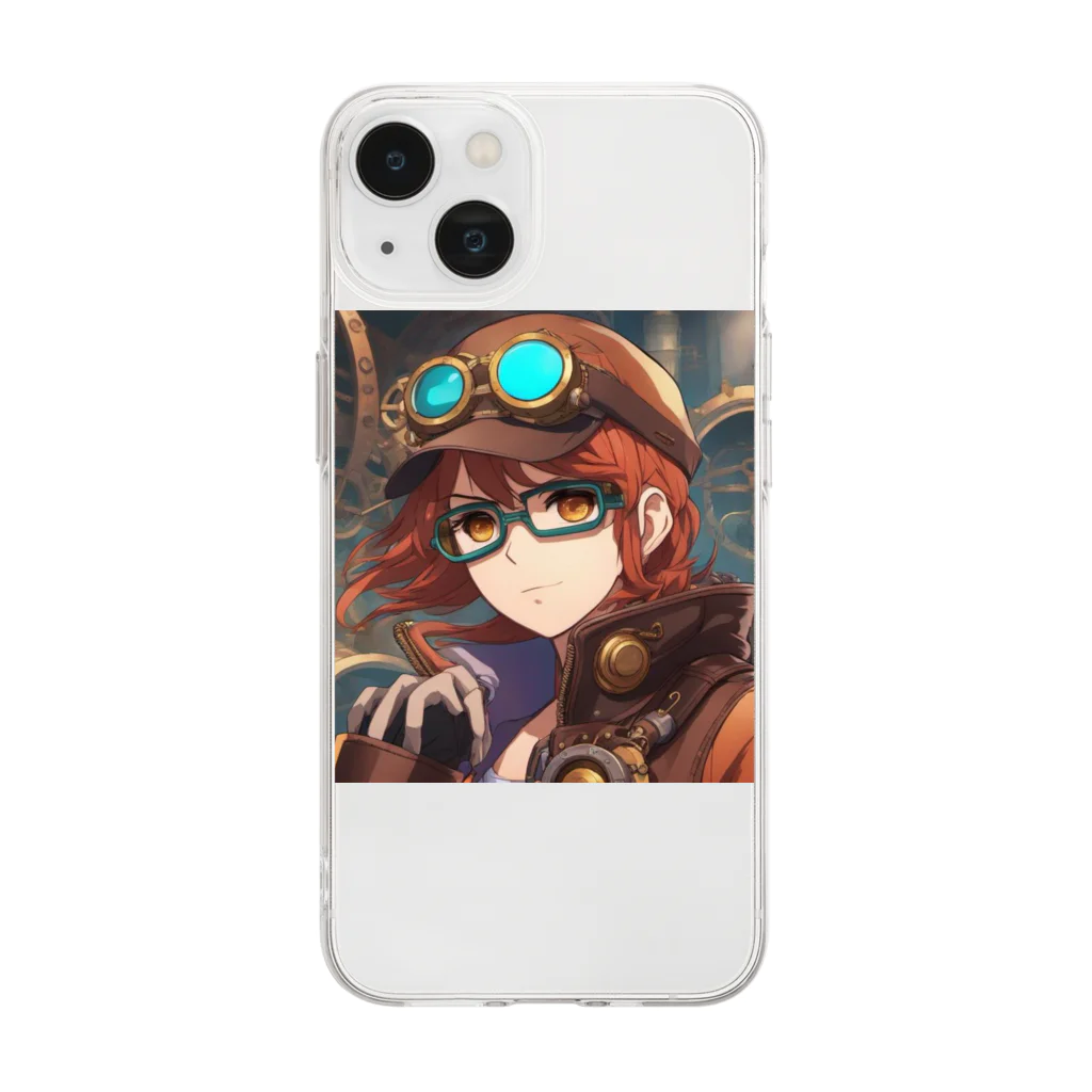 Ryuu_0925のキュートなキャラクターたちの冒険 Soft Clear Smartphone Case