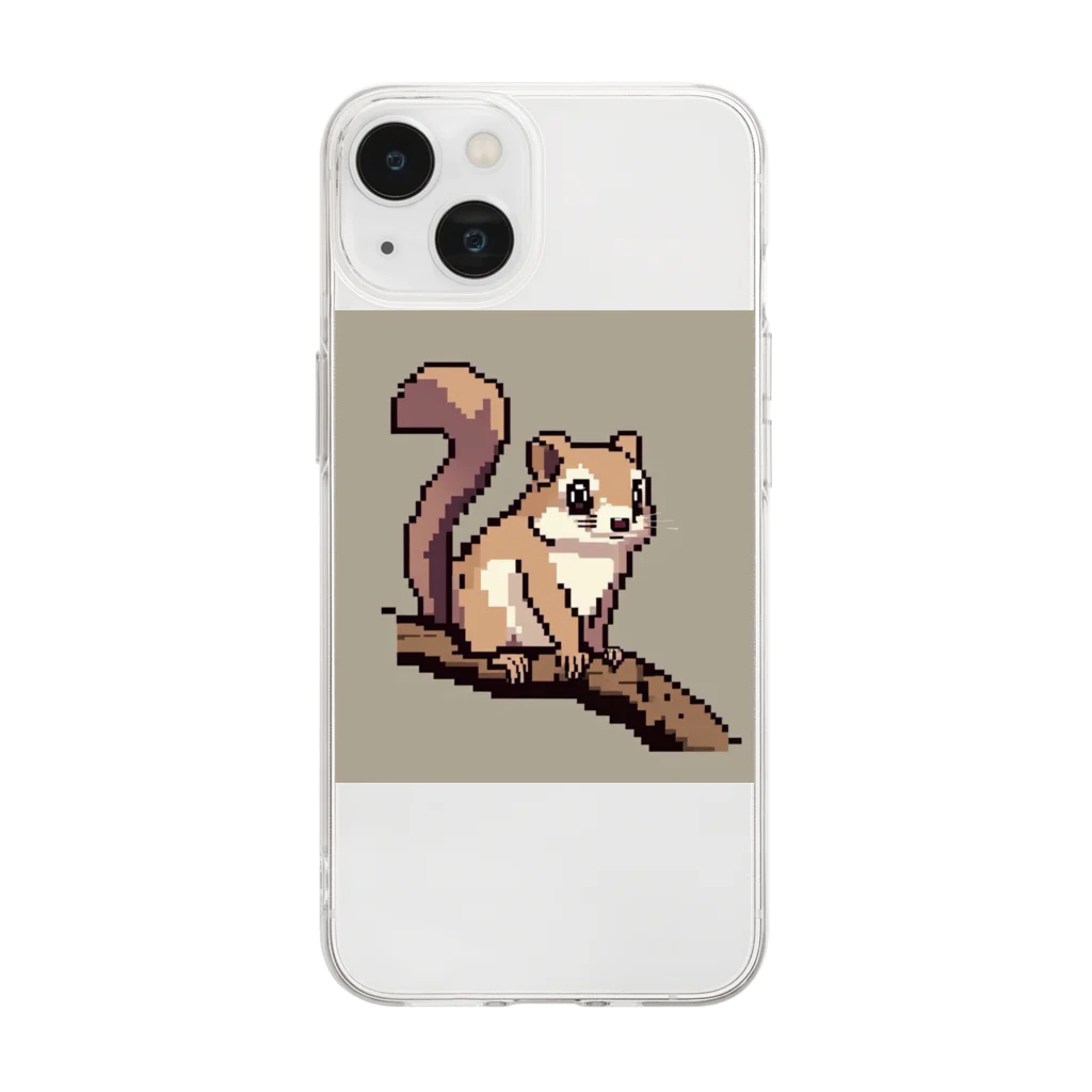 だいすけのカラフトフクロウ Soft Clear Smartphone Case