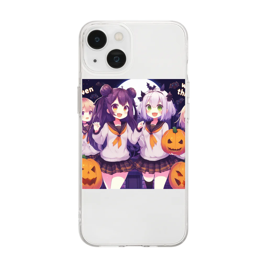 anazawaの毎日がハロウィンパーティ! Soft Clear Smartphone Case