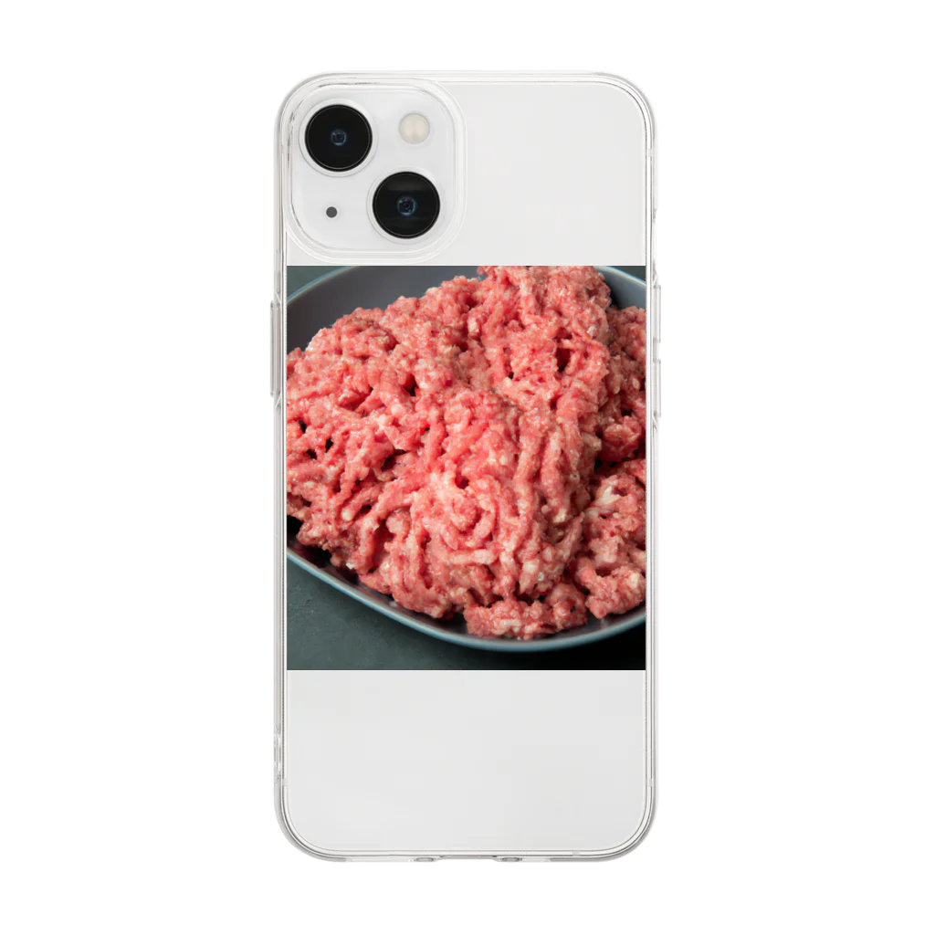 bgengelのひひひひき肉でーす！ Soft Clear Smartphone Case