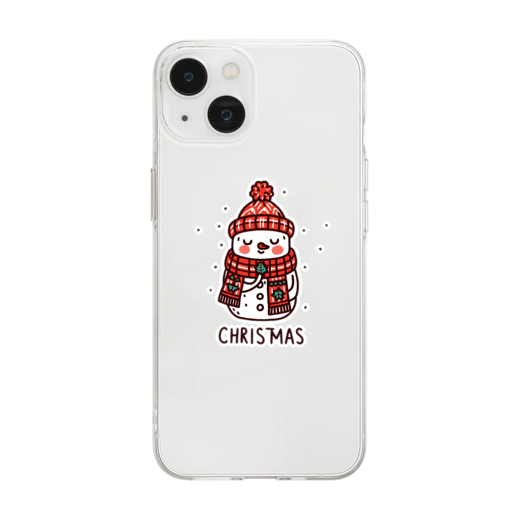 oniQのクリスマス！ Soft Clear Smartphone Case