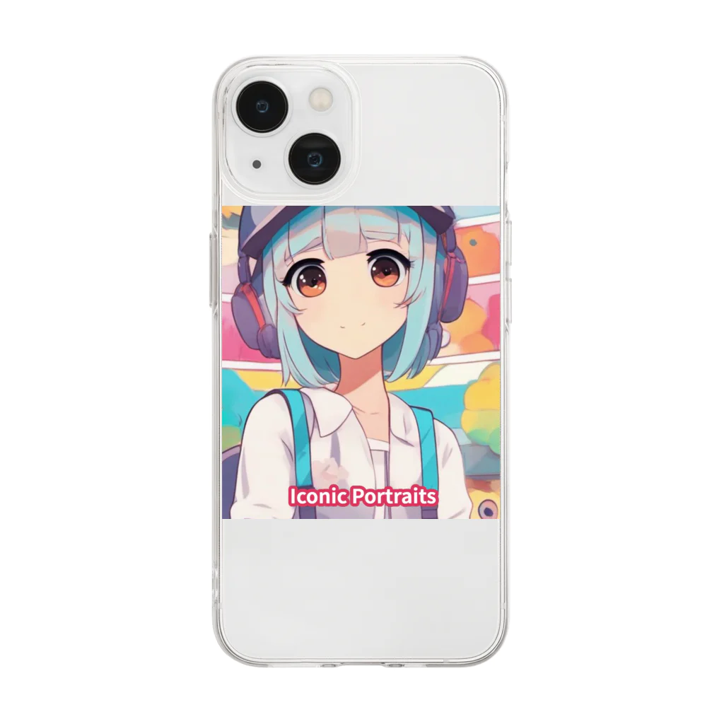 yamnetの季節をテーマにした美しいイラスト Soft Clear Smartphone Case