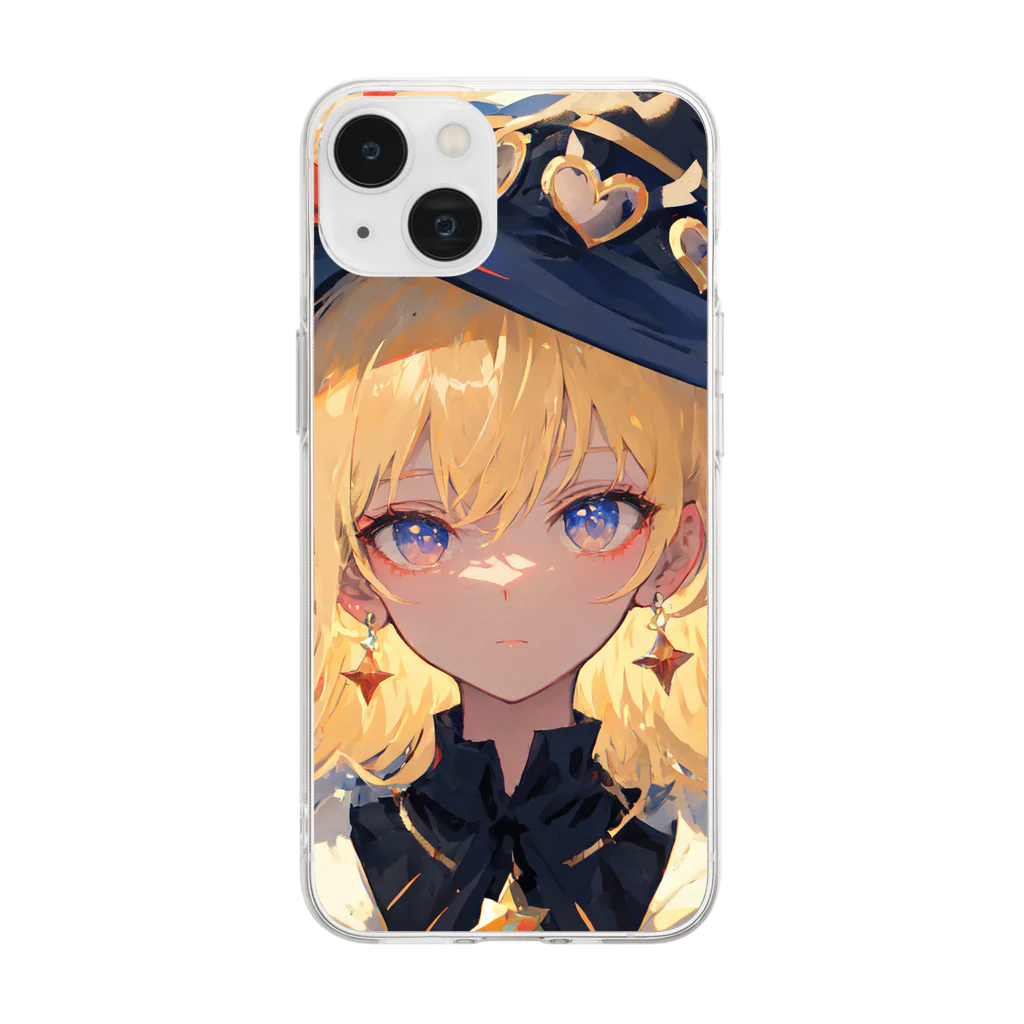 かいとの魔女イラストグッズ Soft Clear Smartphone Case