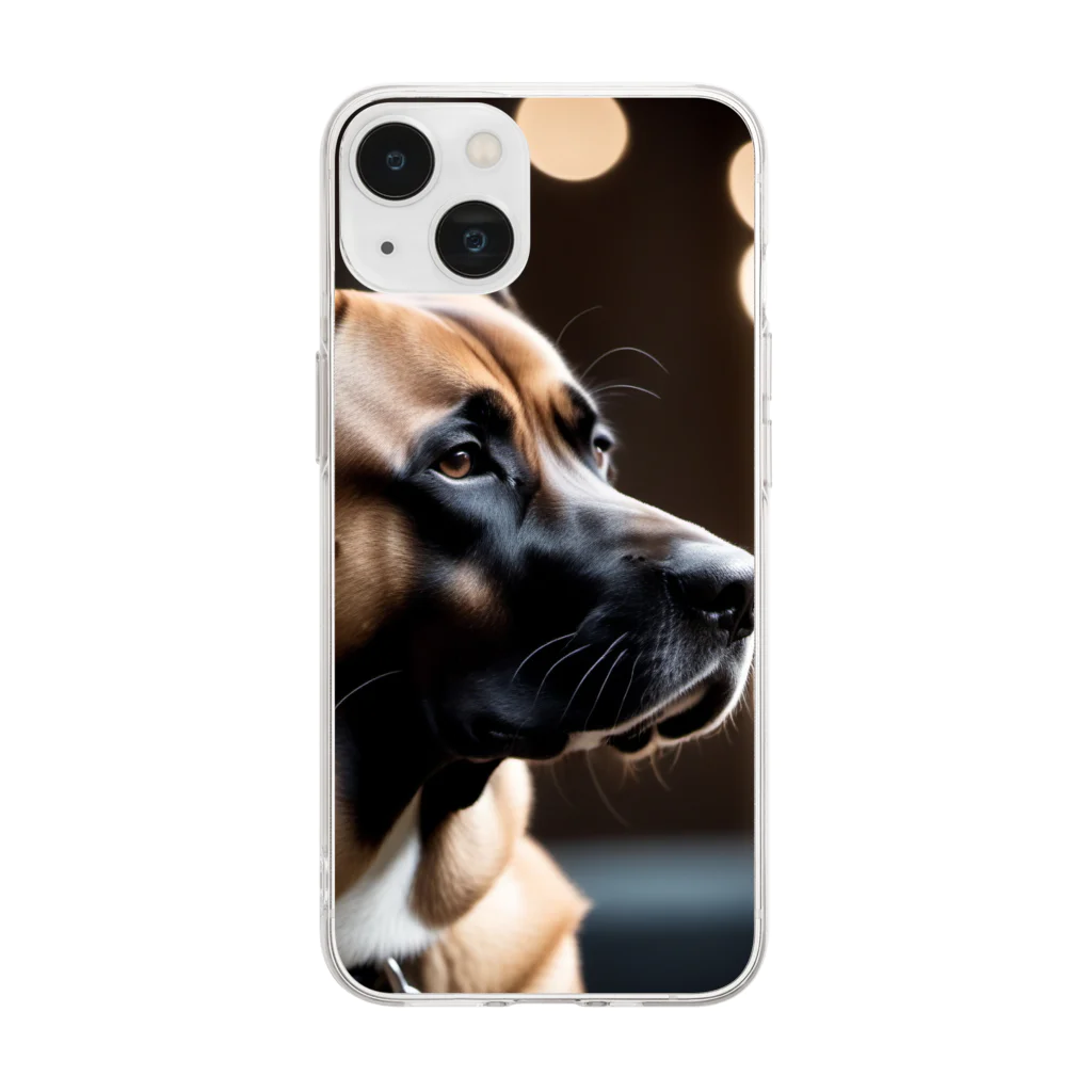 dogs2023のDog Fantasy1 Soft Clear Smartphone Case