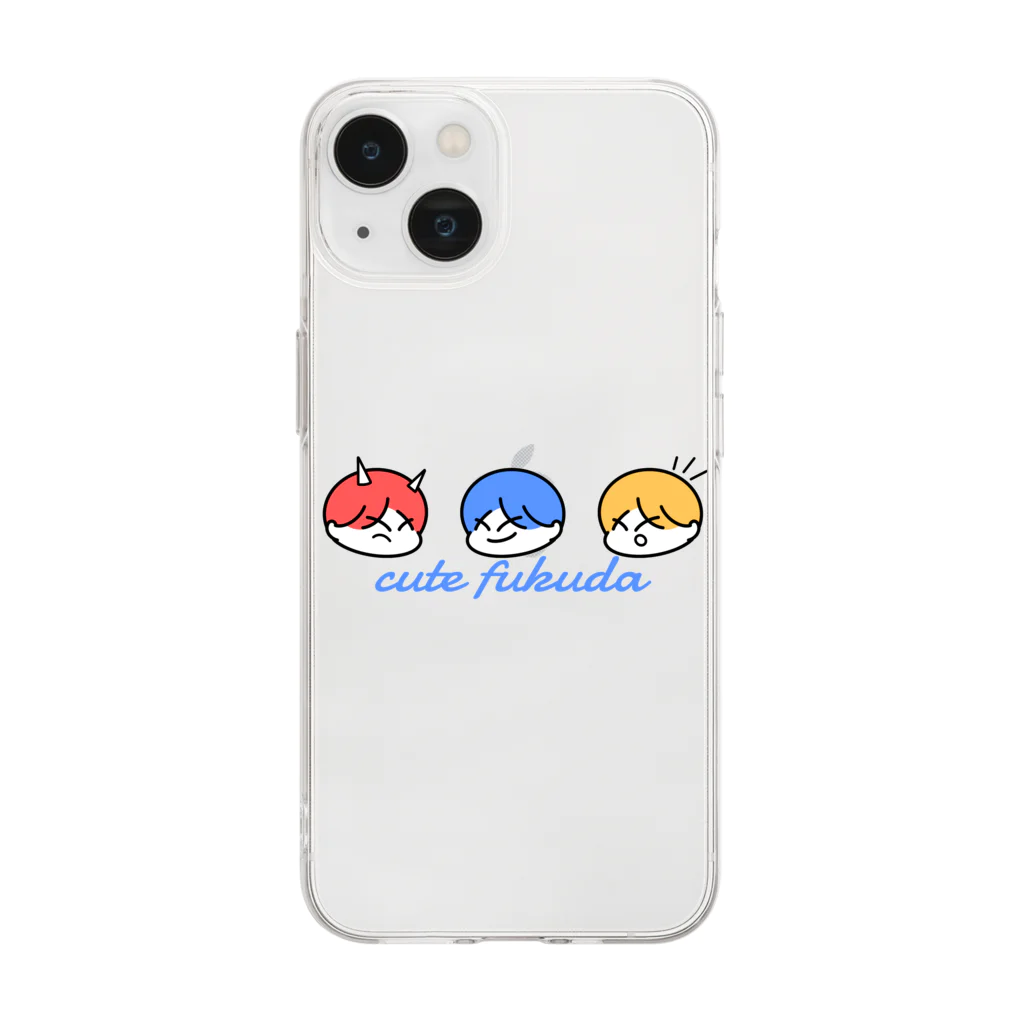 Cute's Making 需要と供給のトリプルキュー Soft Clear Smartphone Case