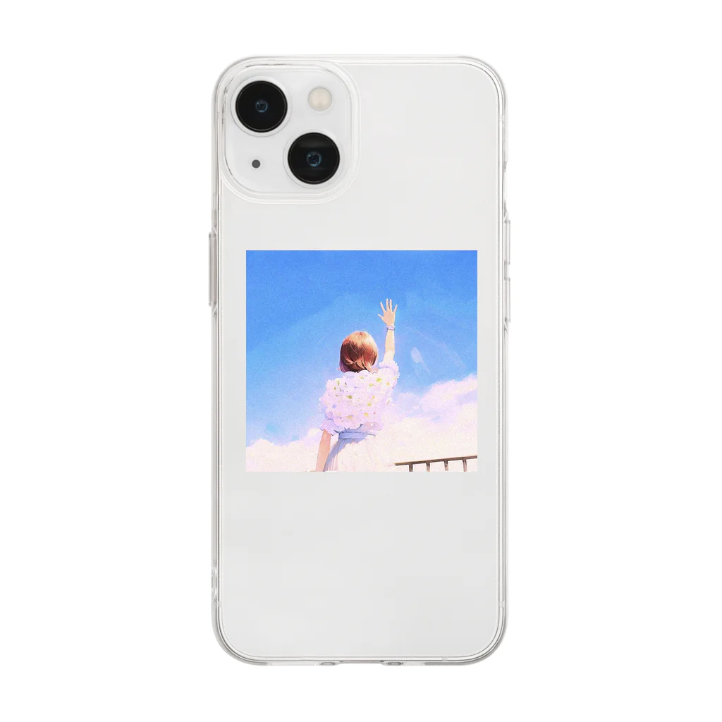 MAIKA/舞華のMAIKA 真夏の空 Soft Clear Smartphone Case