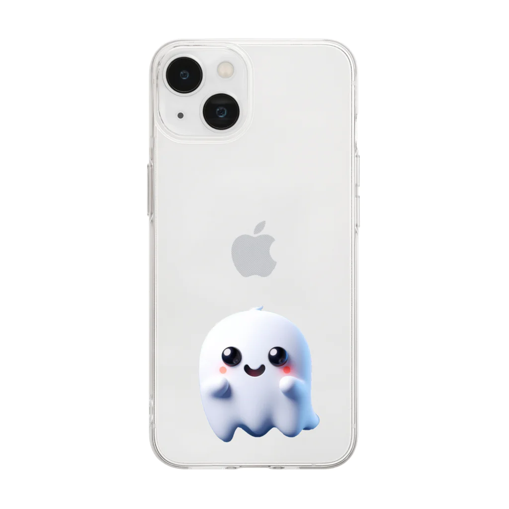 おばけのノノくん【怪男子ノノ】のノノくん Soft Clear Smartphone Case