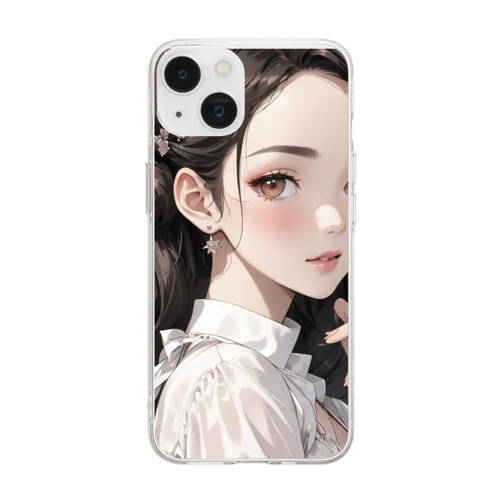 sgt-chikaraの妖艶な大人の女性 Soft Clear Smartphone Case