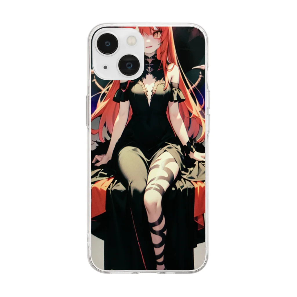 mamichin1122のハロウィン Soft Clear Smartphone Case