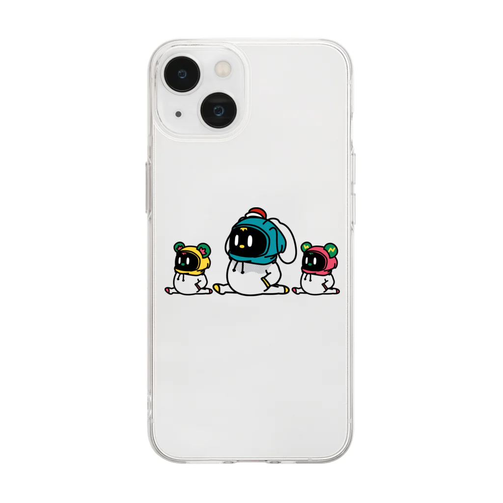 LUCHAのSTRETCH Soft Clear Smartphone Case