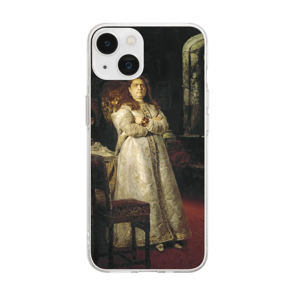 世界美術商店の皇女ソフィア / Grand Duchess Sofia at the Novodevichy Convent Soft Clear Smartphone Case