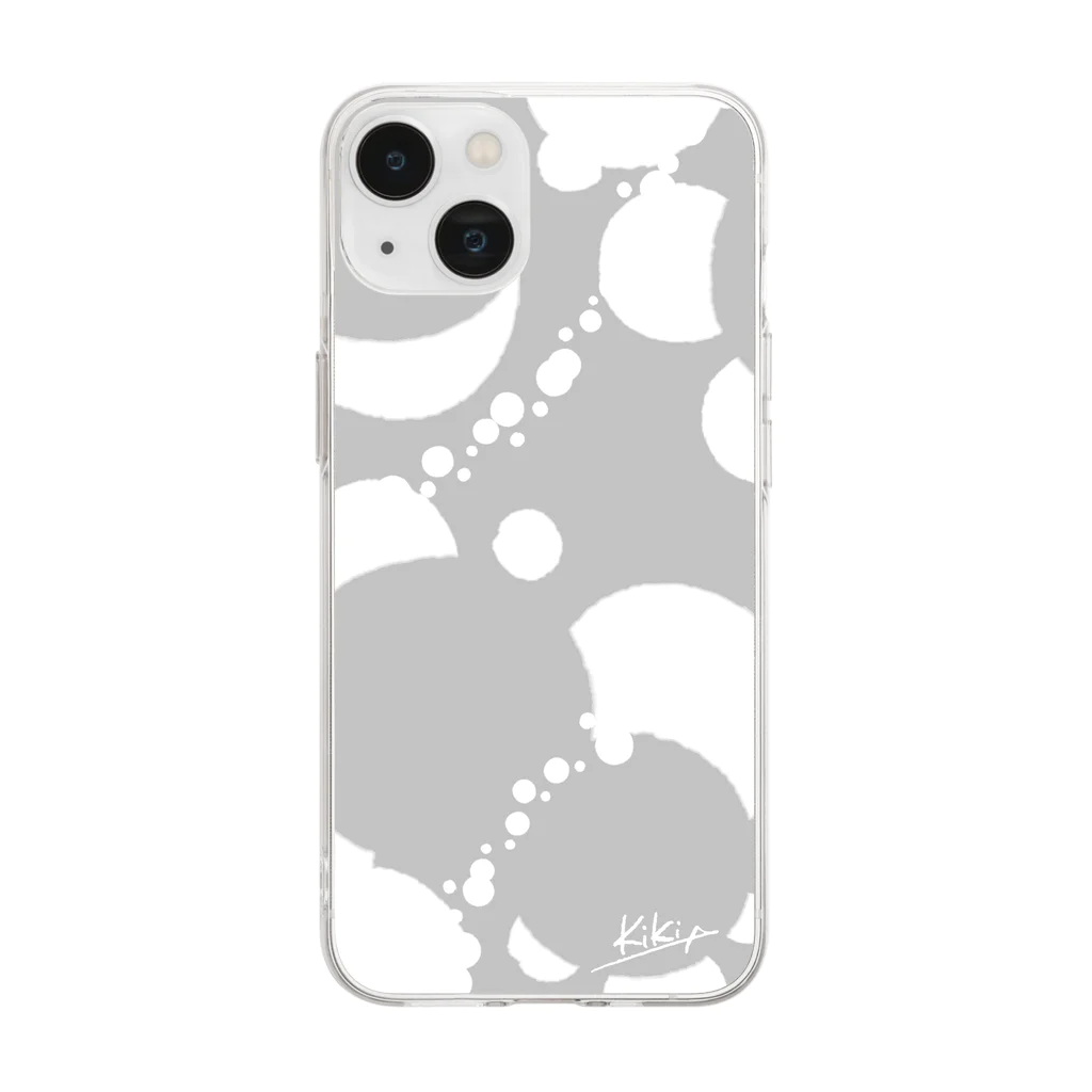 Kiki ToyokawaのAggregation_smartphone_case03 Soft Clear Smartphone Case