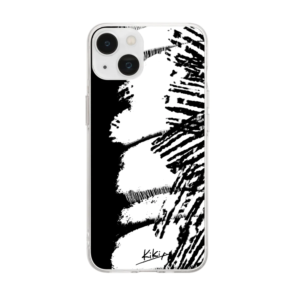 Kiki ToyokawaのAggregation_smartphone_case05 ソフトクリアスマホケース