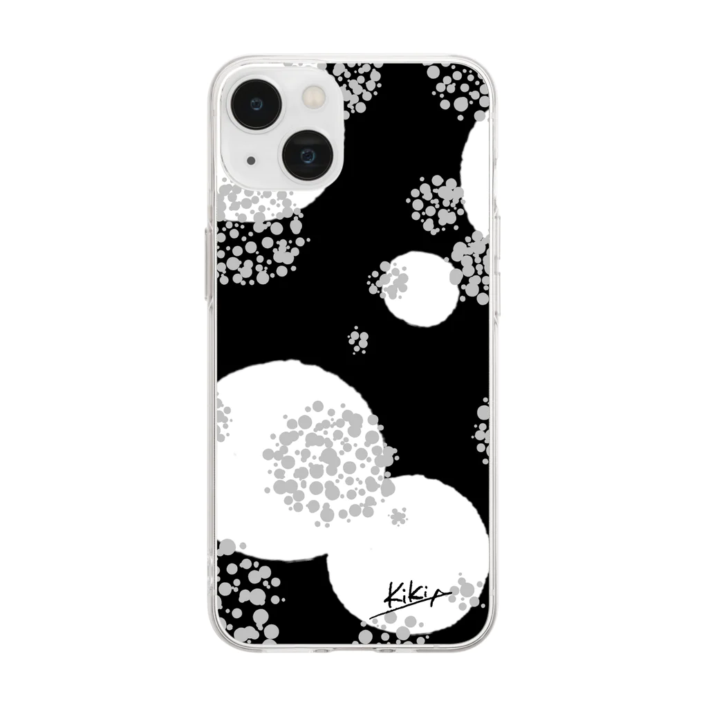 Kiki ToyokawaのAggregation_smartphone_case08 ソフトクリアスマホケース