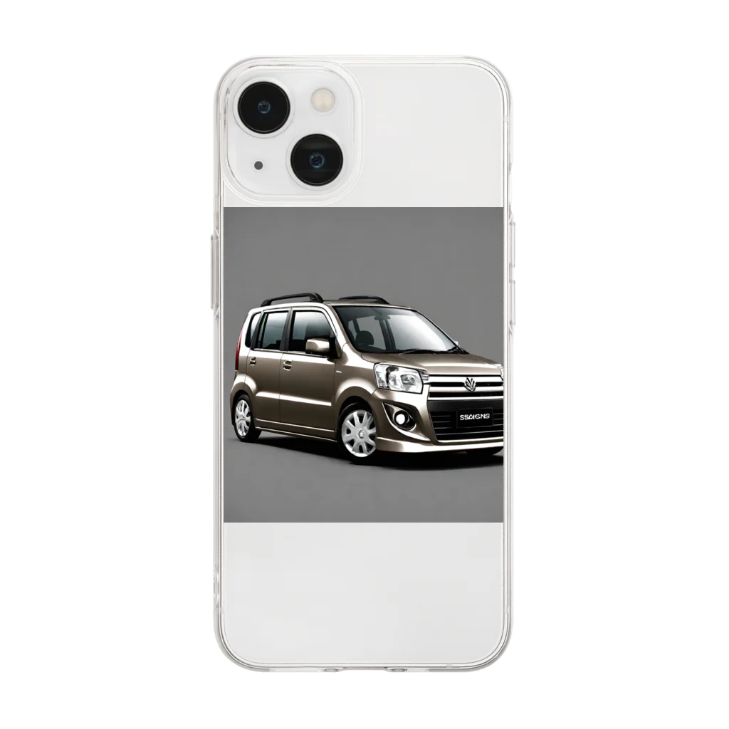 Dragonzの車 Soft Clear Smartphone Case