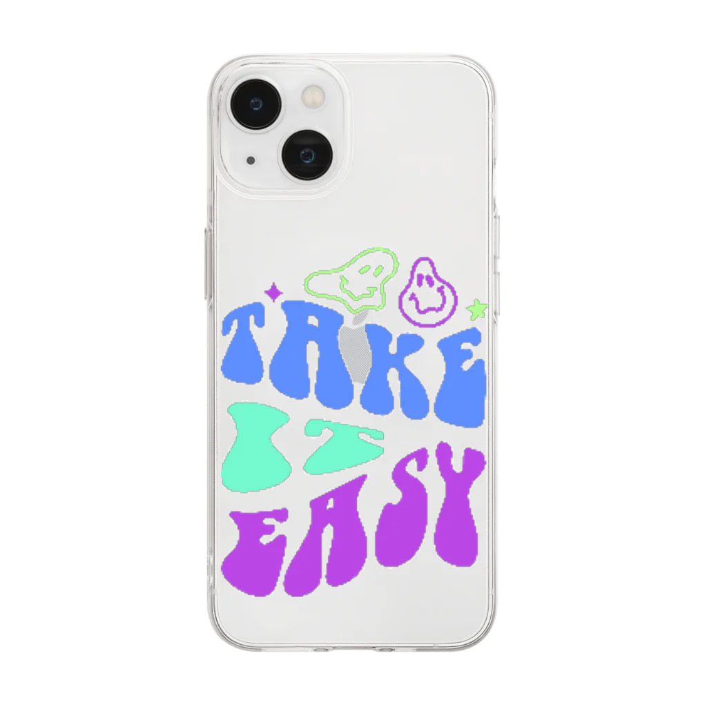 NeoNestの🌟 Take It Easy Apparel & Goods 🌟 Soft Clear Smartphone Case