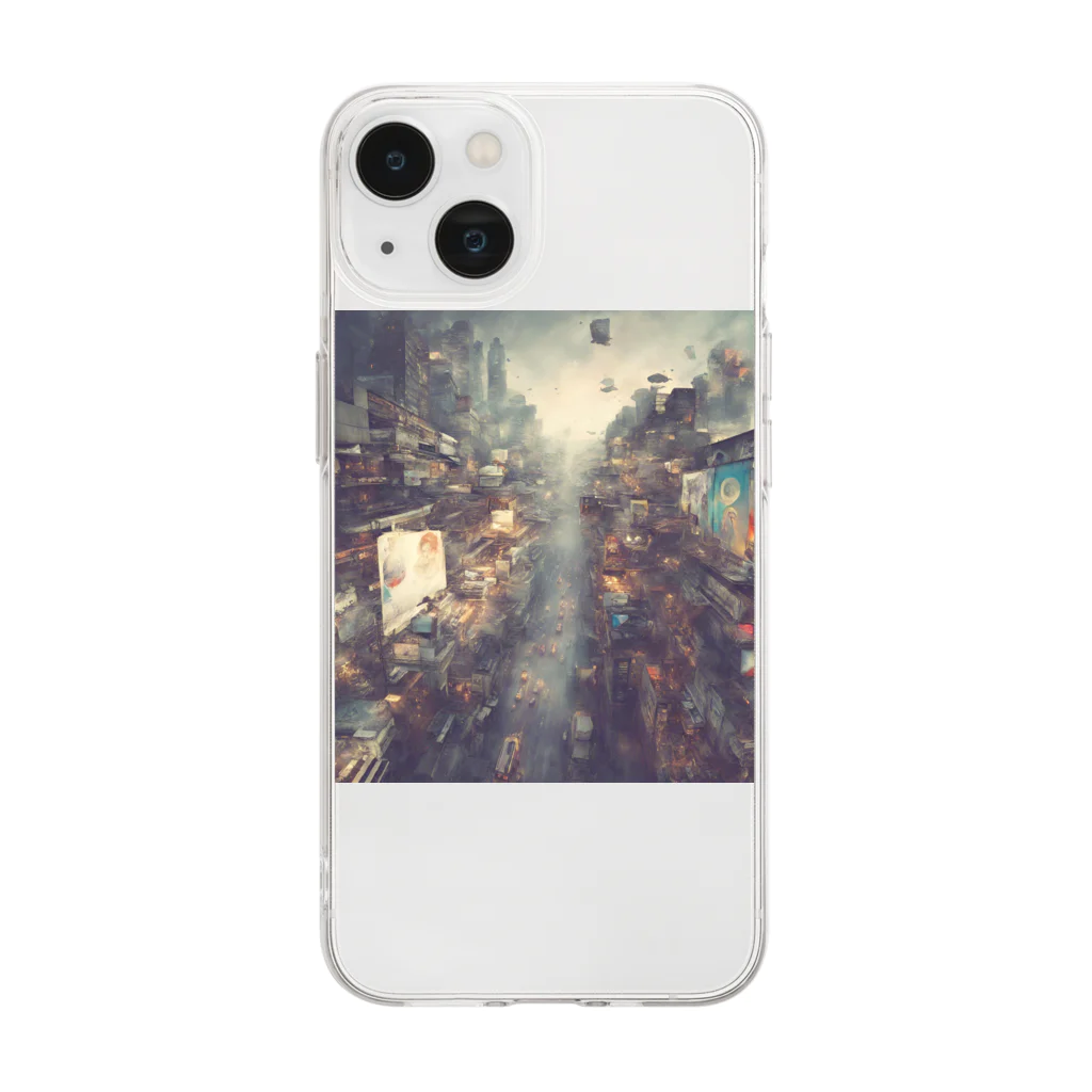 twin4の映画の世界 Soft Clear Smartphone Case