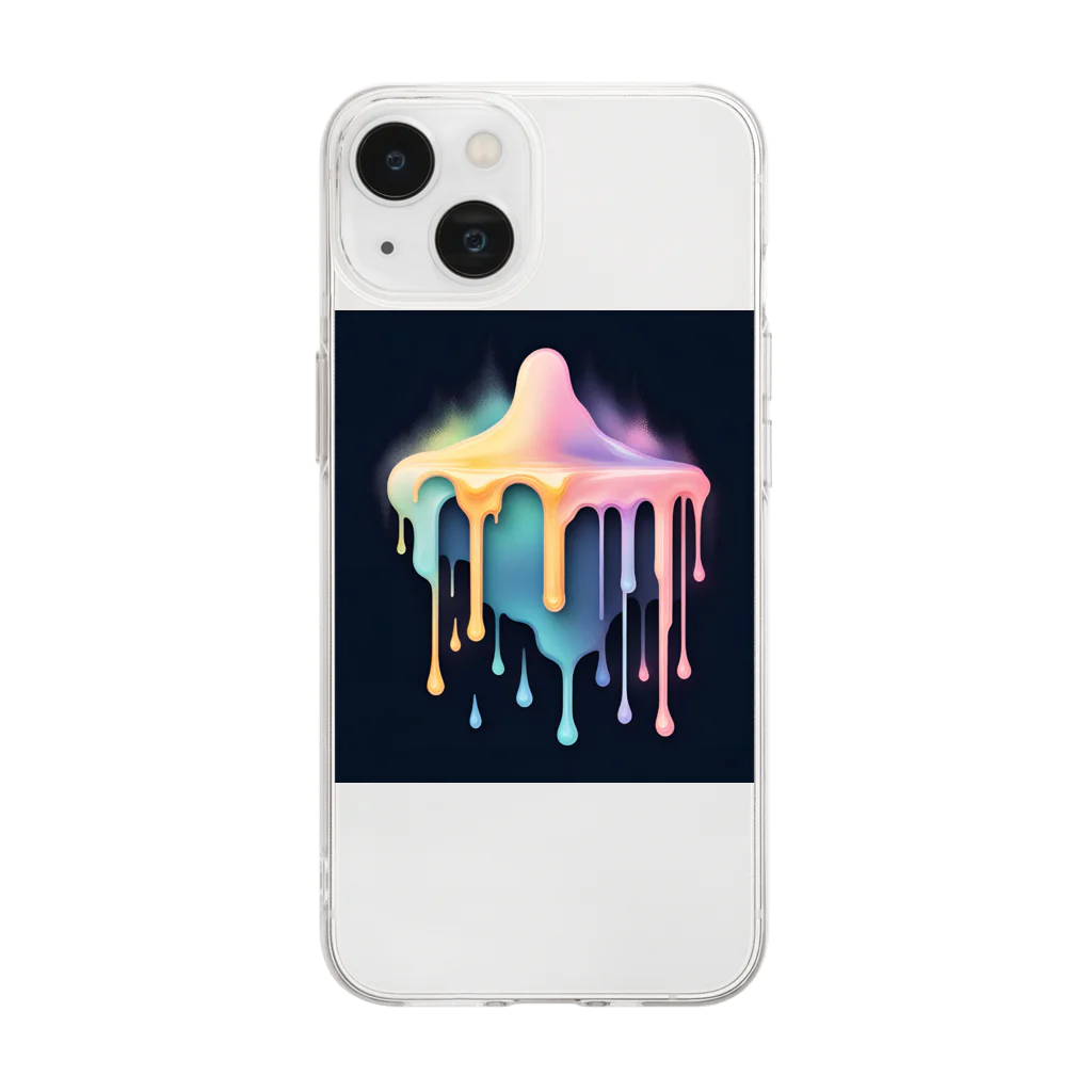 itsuoのとろけルとろピかる Soft Clear Smartphone Case