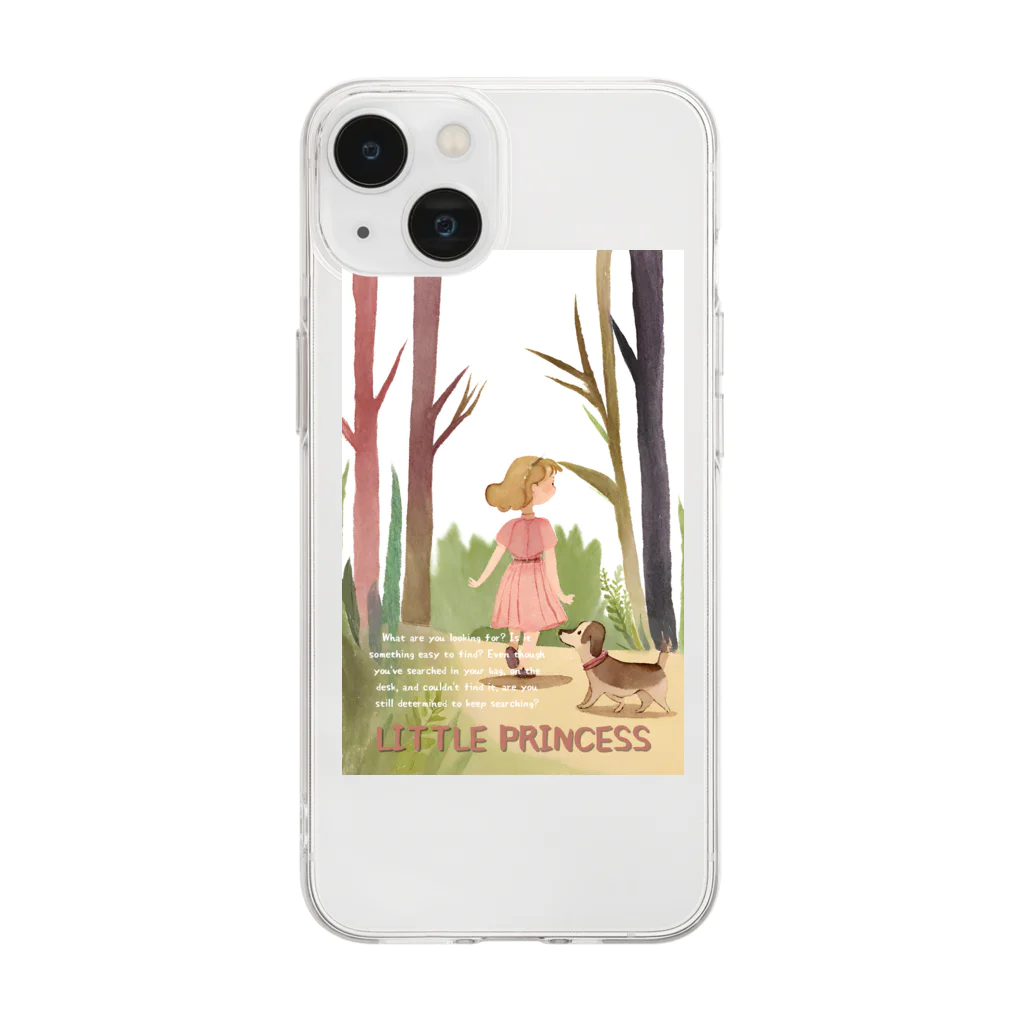 petitringo -プチリンゴ-の迷子のお姫様 Soft Clear Smartphone Case