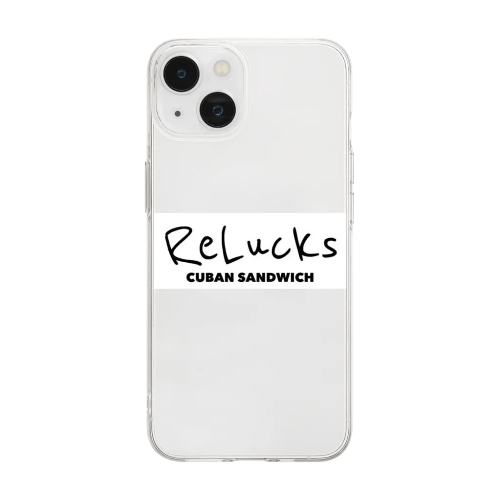 Relucksのロゴデザイン Soft Clear Smartphone Case