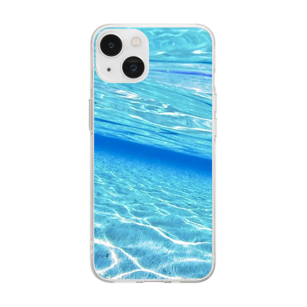 dgjpmgldgmの水 Soft Clear Smartphone Case