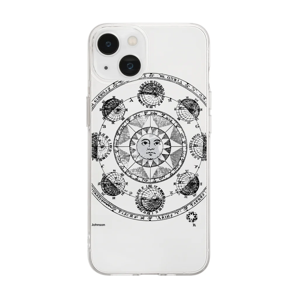 Decor&LuxuryVenusの愛の魔法星座 Soft Clear Smartphone Case