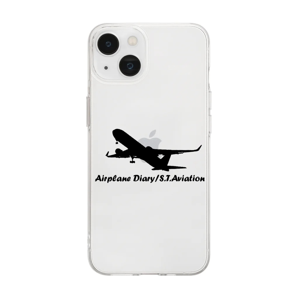 ひこうき日誌/s-t-aviationのS.T.Aviation Soft Clear Smartphone Case