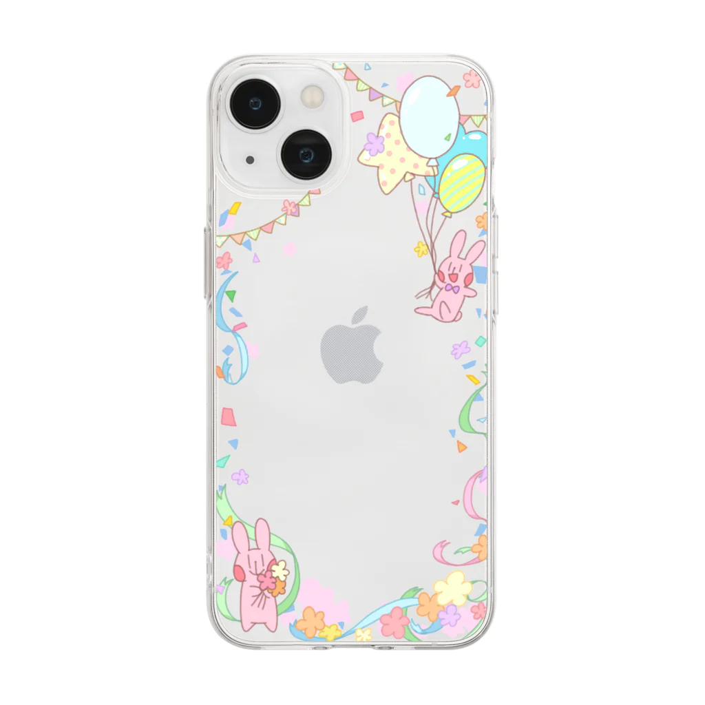 夢見るりりこのPARTY Soft Clear Smartphone Case