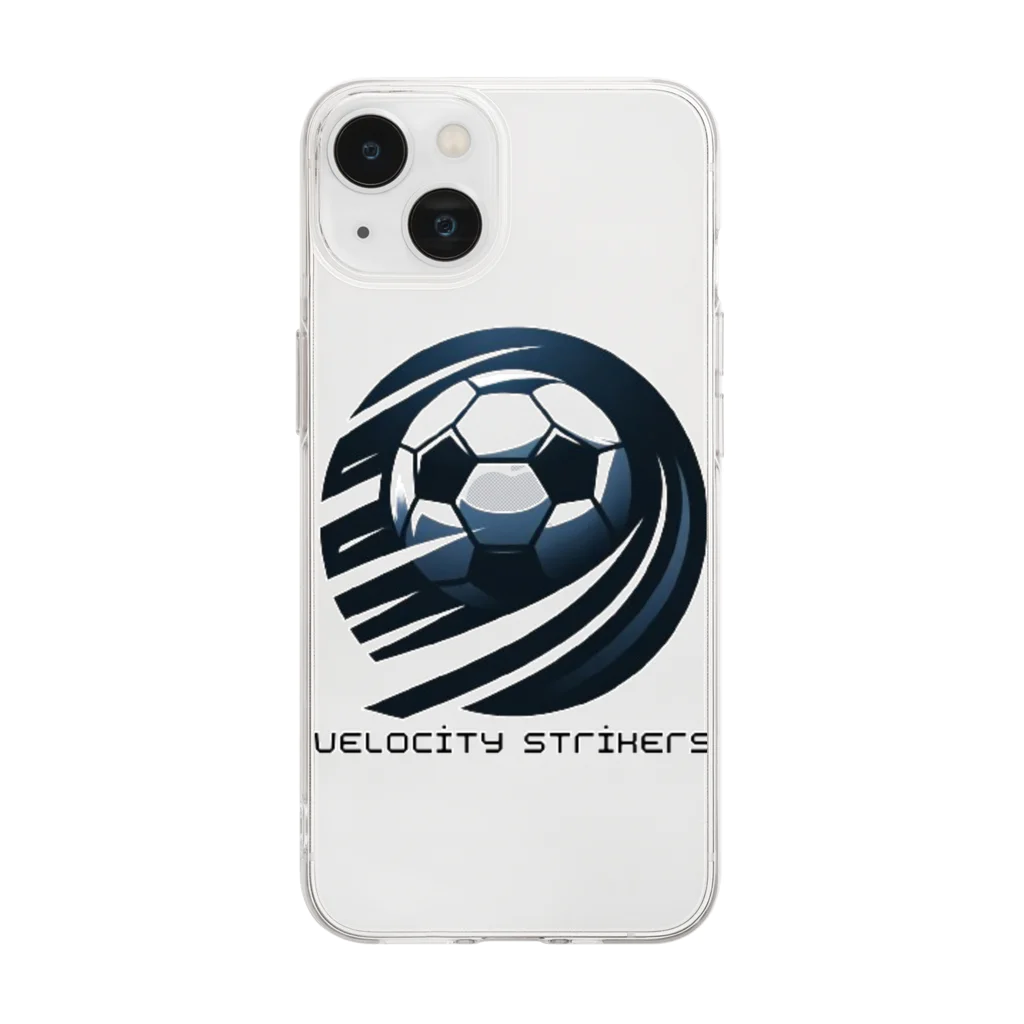 mahiroxの架空のサッカーチーム Soft Clear Smartphone Case