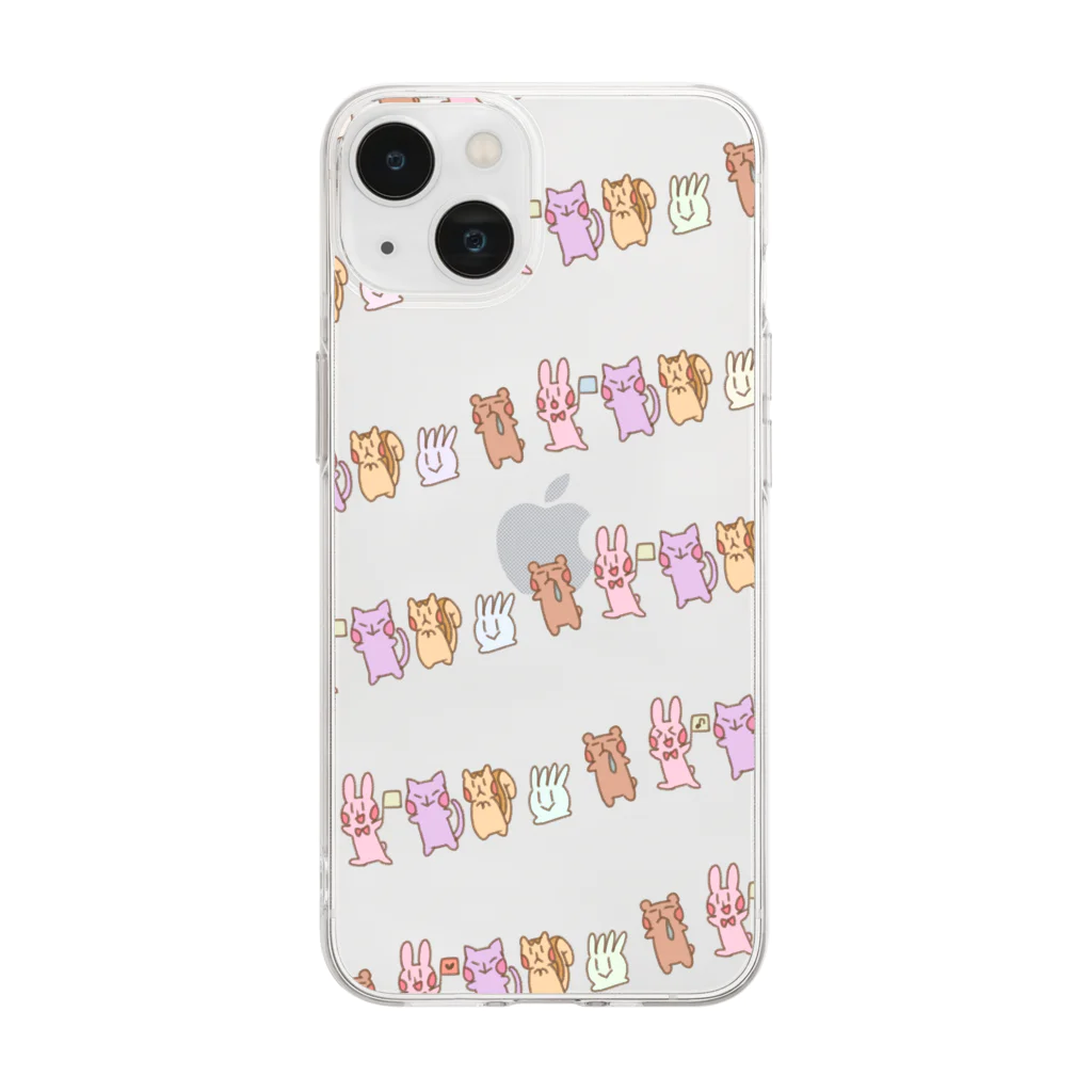 夢見るりりこのLet's Go Soft Clear Smartphone Case