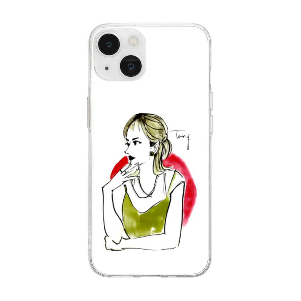 TANY SHOPの快活 Soft Clear Smartphone Case