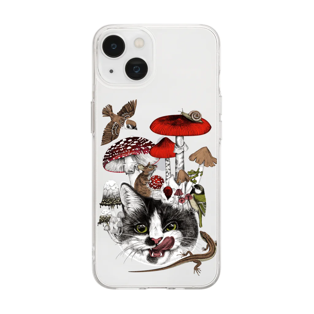 OJIKのmy favorite things Soft Clear Smartphone Case