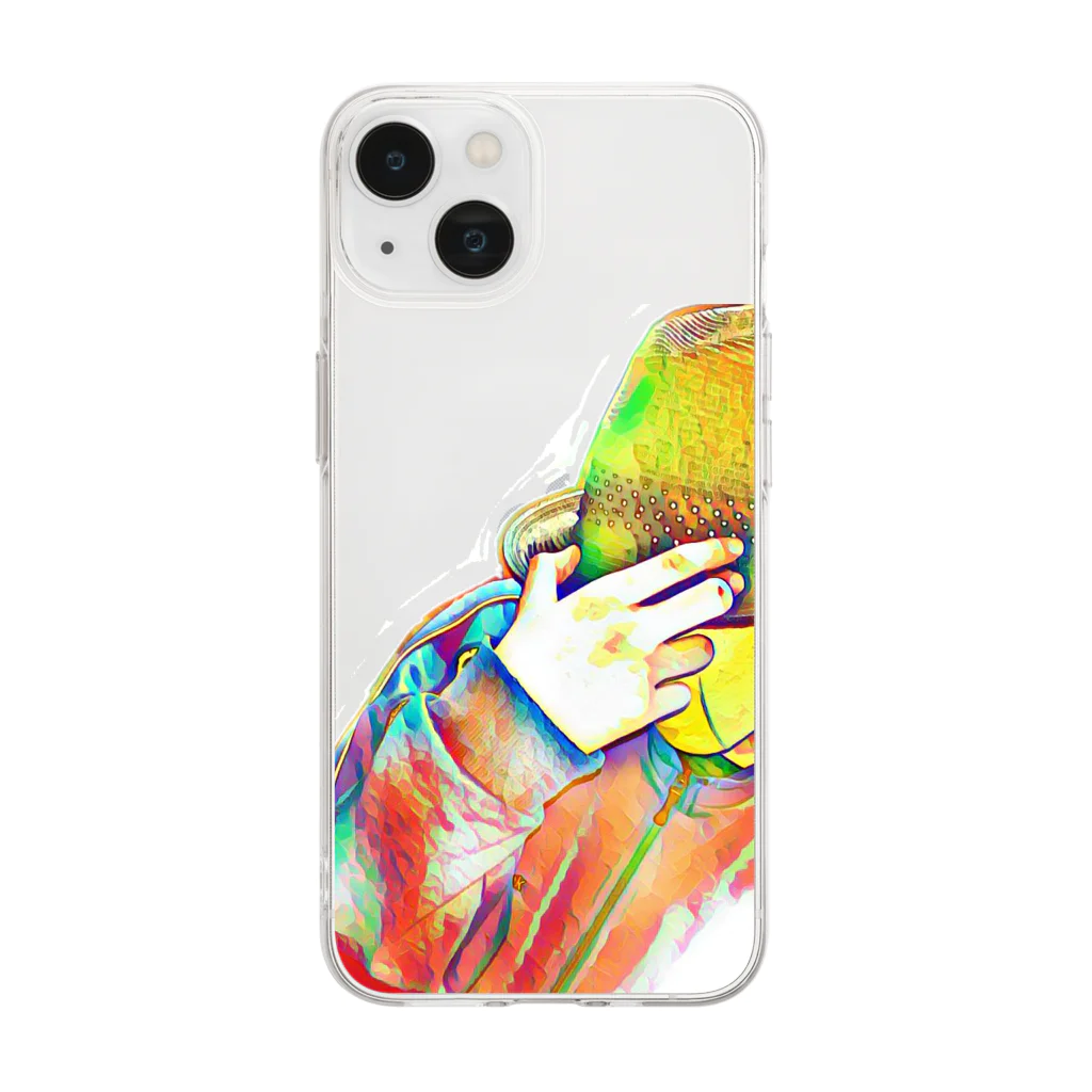 ダルマmonnのTaiyouu* Soft Clear Smartphone Case