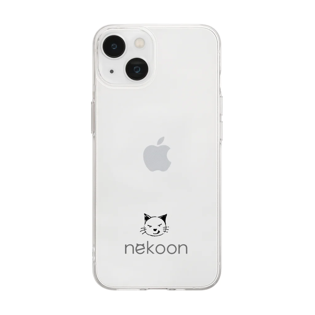 nekoonのツン×2 デレねこ　nekoon Soft Clear Smartphone Case