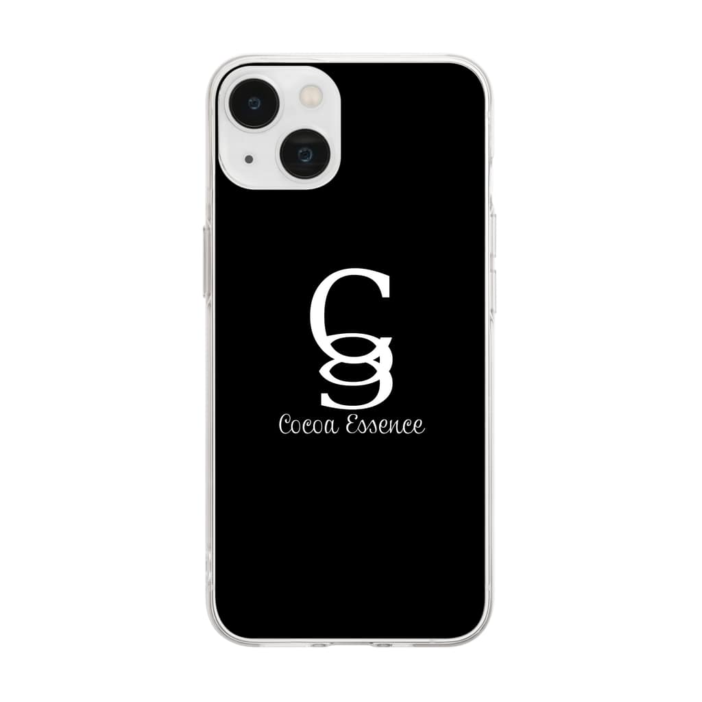 United Sweet Soul MerchのCocoa Essence Logo#02 Soft Clear Smartphone Case