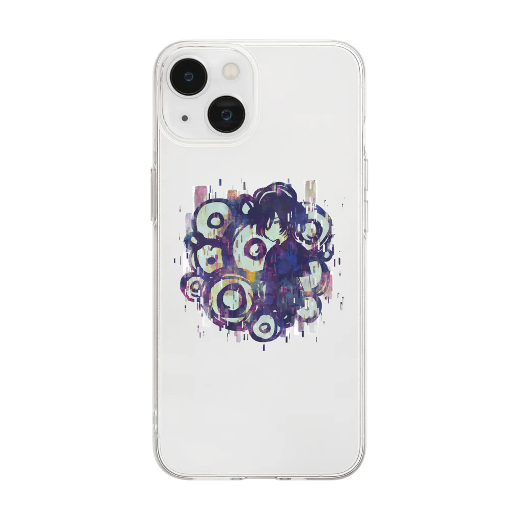 wat planetのtoritarou-04 Soft Clear Smartphone Case