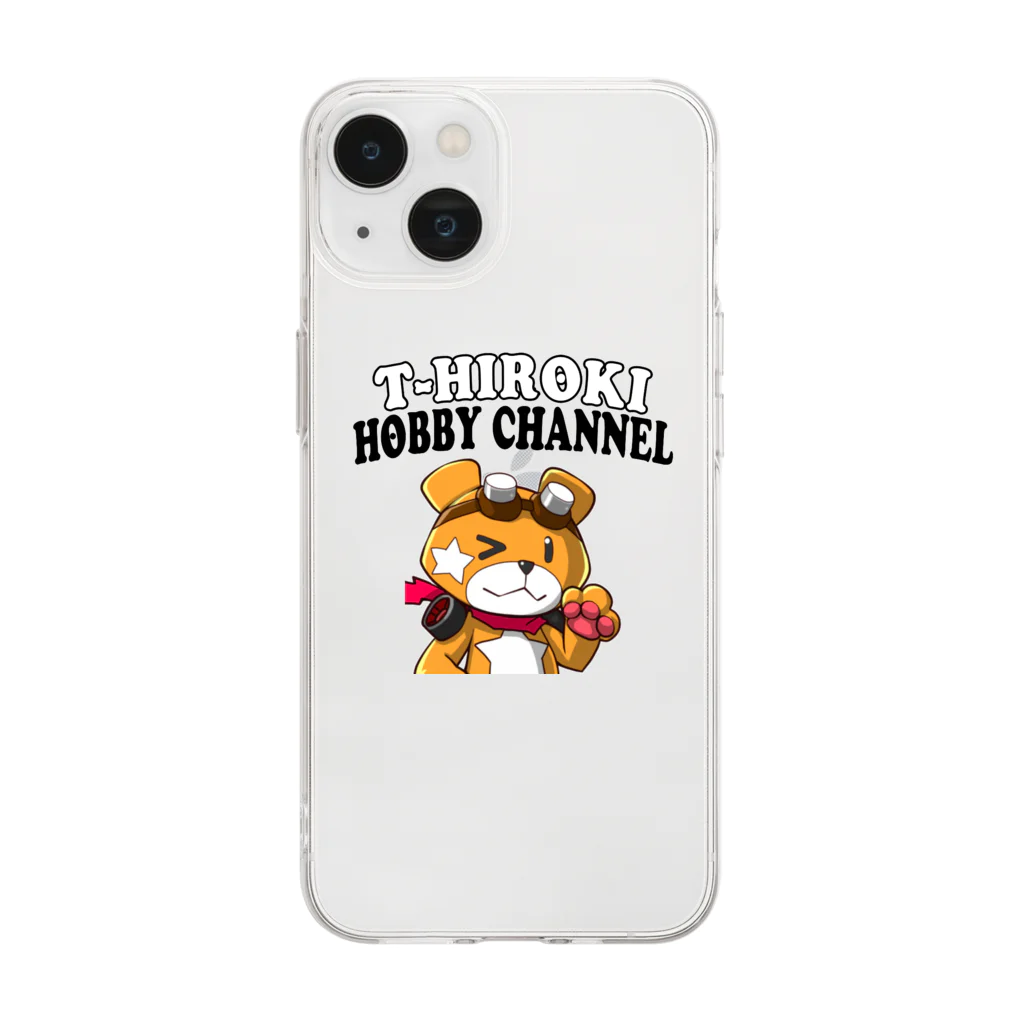 T-ヒロキ@YouTubeミニヨンクマスターのT-ヒロキホビーch クマスターデザイン Soft Clear Smartphone Case