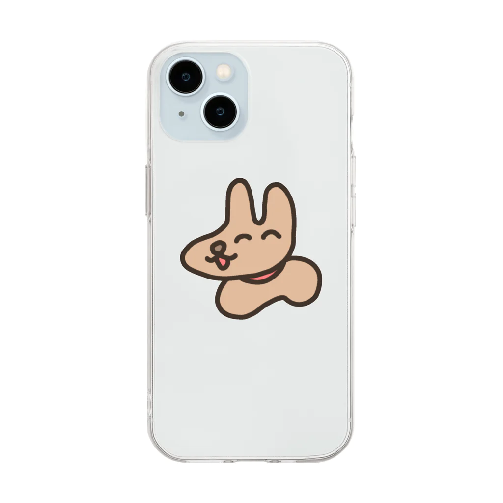 ゆるふわのゆるふわ Soft Clear Smartphone Case