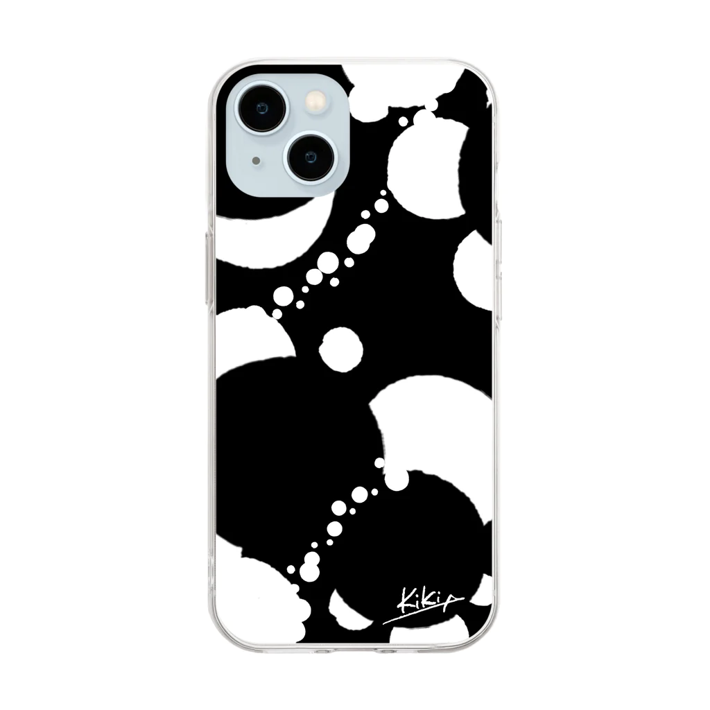 Kiki ToyokawaのAggregation_smartphone_case01 ソフトクリアスマホケース