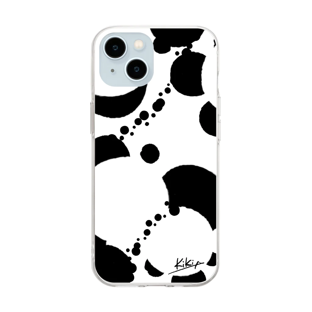 Kiki ToyokawaのAggregation_smartphone_case02 ソフトクリアスマホケース