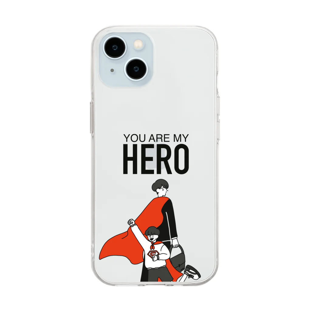 mi[エムアイ]のYOUR MY HERO Soft Clear Smartphone Case