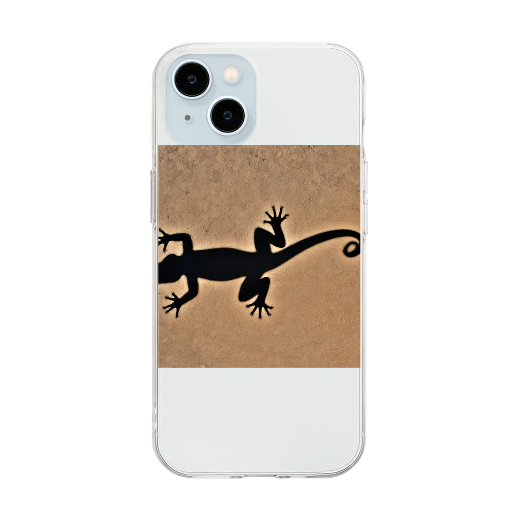 vermouth-4869のト影 Soft Clear Smartphone Case