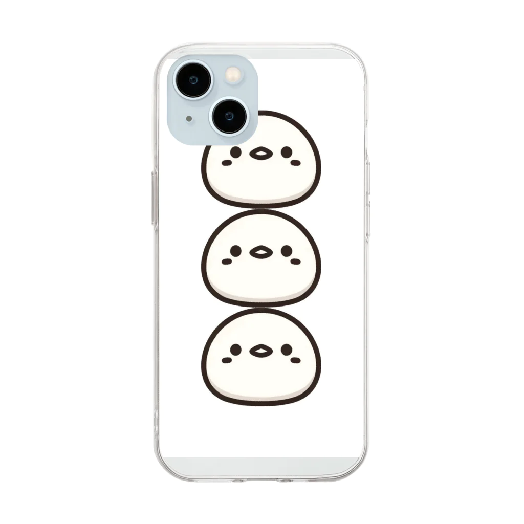 ぽっぽ🐣のひよこ家族 Soft Clear Smartphone Case