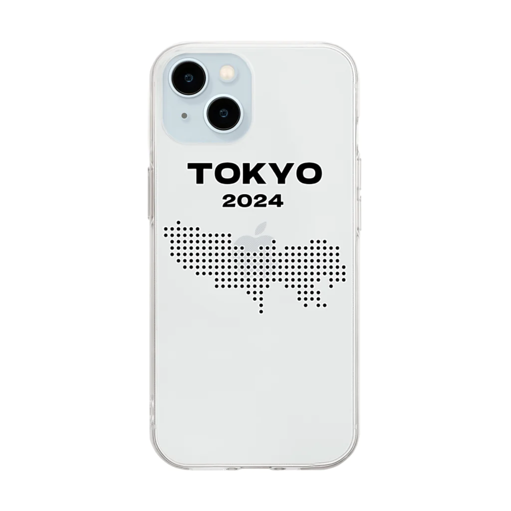 taisetsuna_kinenbiのTOKYO2024 Soft Clear Smartphone Case