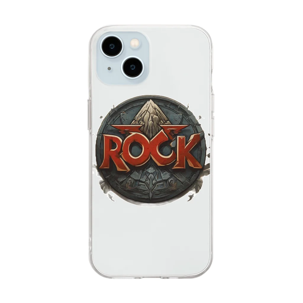 キャプテン カエルのROCKな山脈 Soft Clear Smartphone Case