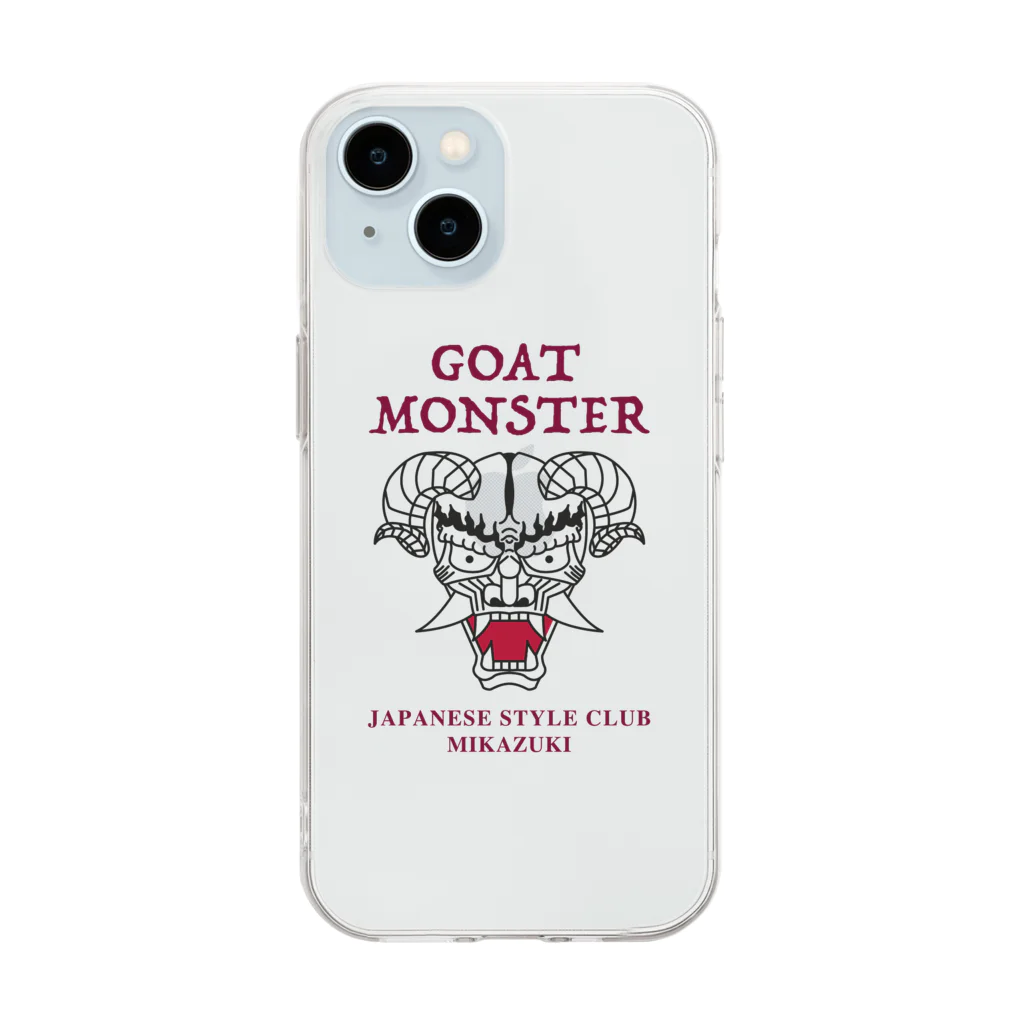 Mikazuki DesignのGOAT MONSTER Soft Clear Smartphone Case